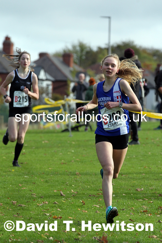 Womens under-17s Northern Cross Country Relays, Graves Park, Sheffield. Photo: David T. Hewitson/Sports for All Pics